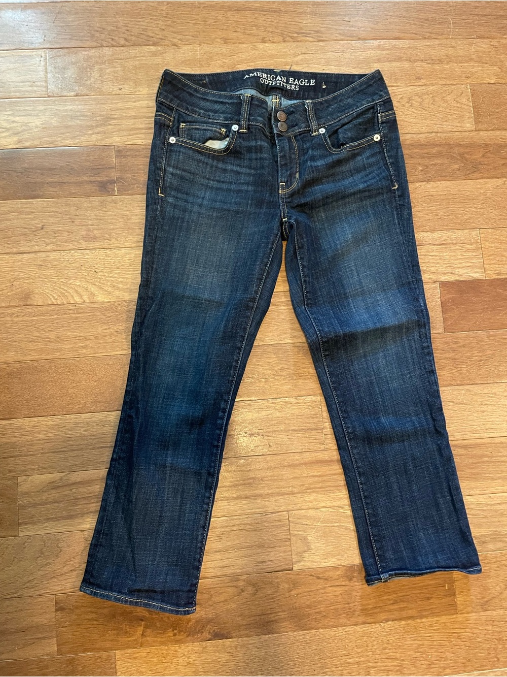 American Eagle Outfitters Women's Dark Indigo Boot Cut Jeans